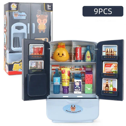Mini Deer Refrigerator Toy with Accessories
