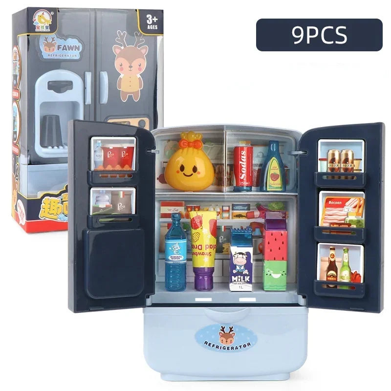 Mini Deer Refrigerator Toy with Accessories