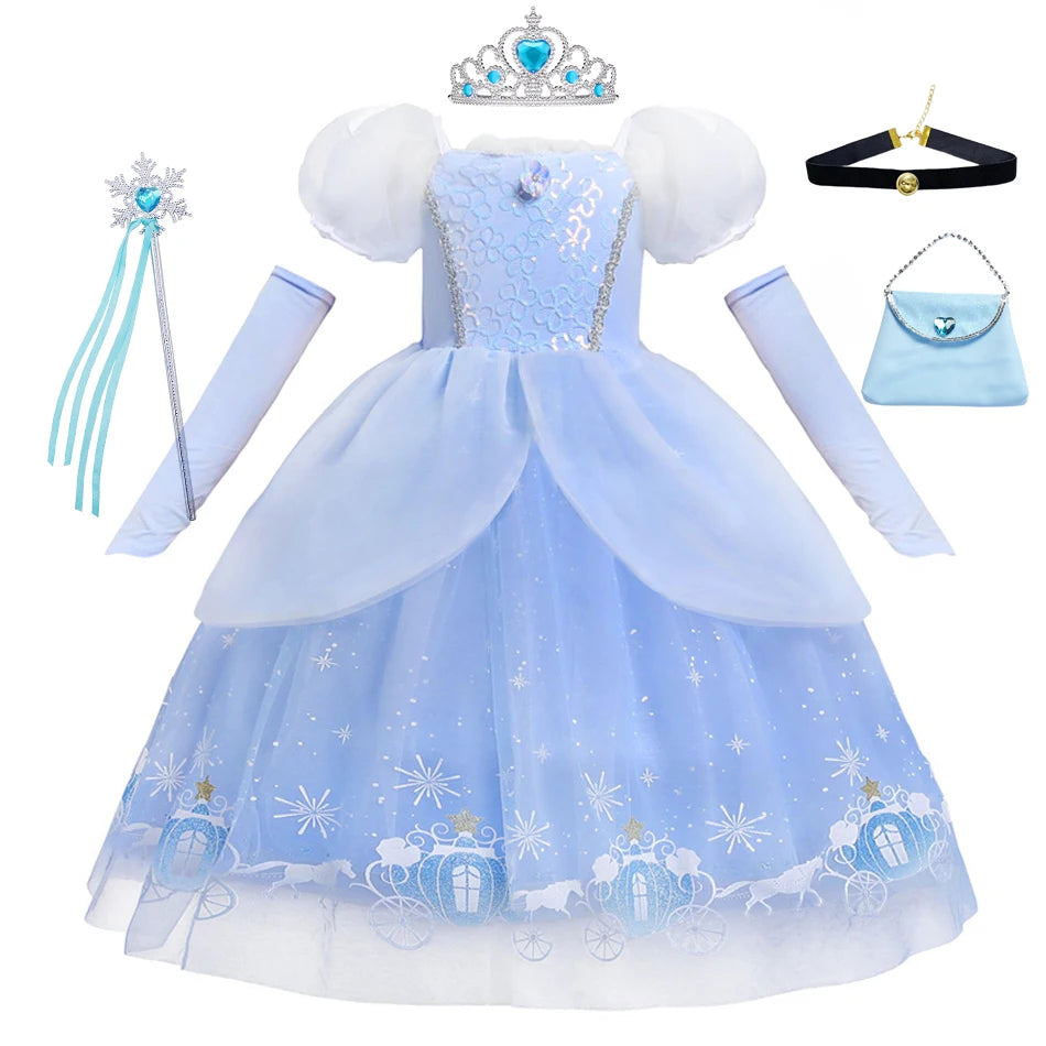 Twilight Spark Princess Dress – Blue Edition