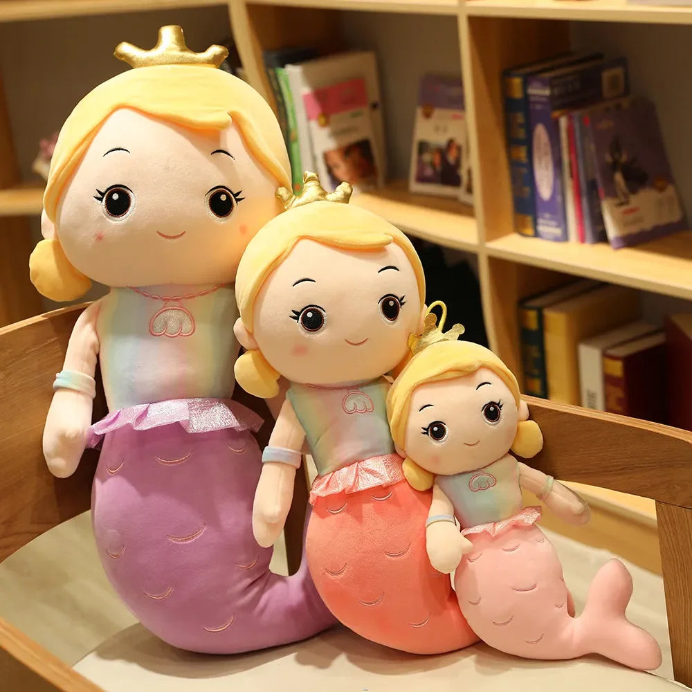 Crowned Mermaid Princess Plush