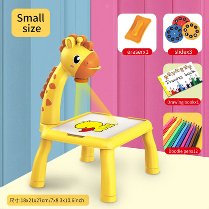 Giraffe Kids Projector Drawing Table – Educational Art Desk