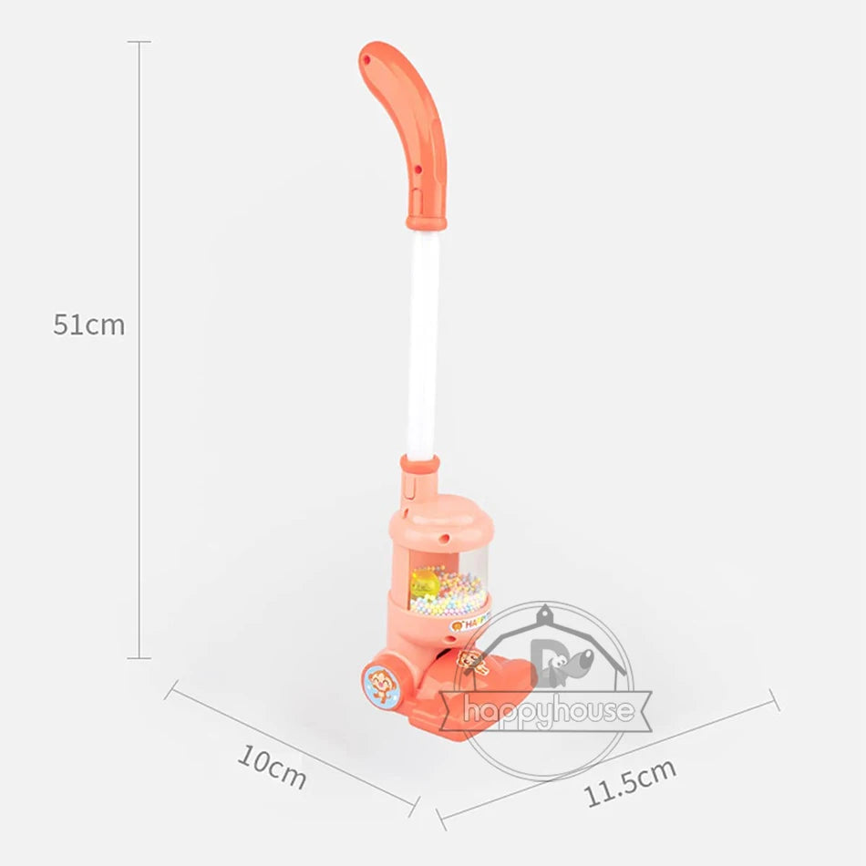 Toy Vacuum Cleaner with Lights and Beads