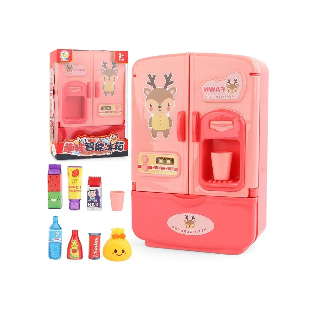 Mini Deer Refrigerator Toy with Accessories