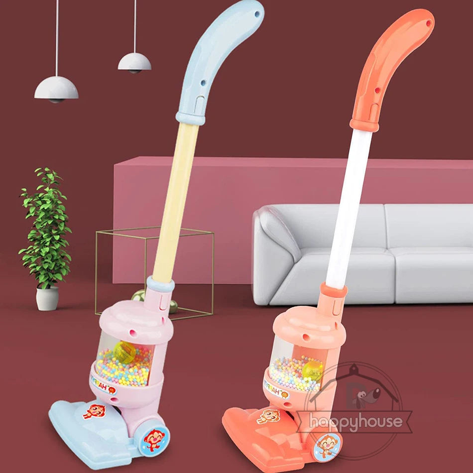 Toy Vacuum Cleaner with Lights and Beads