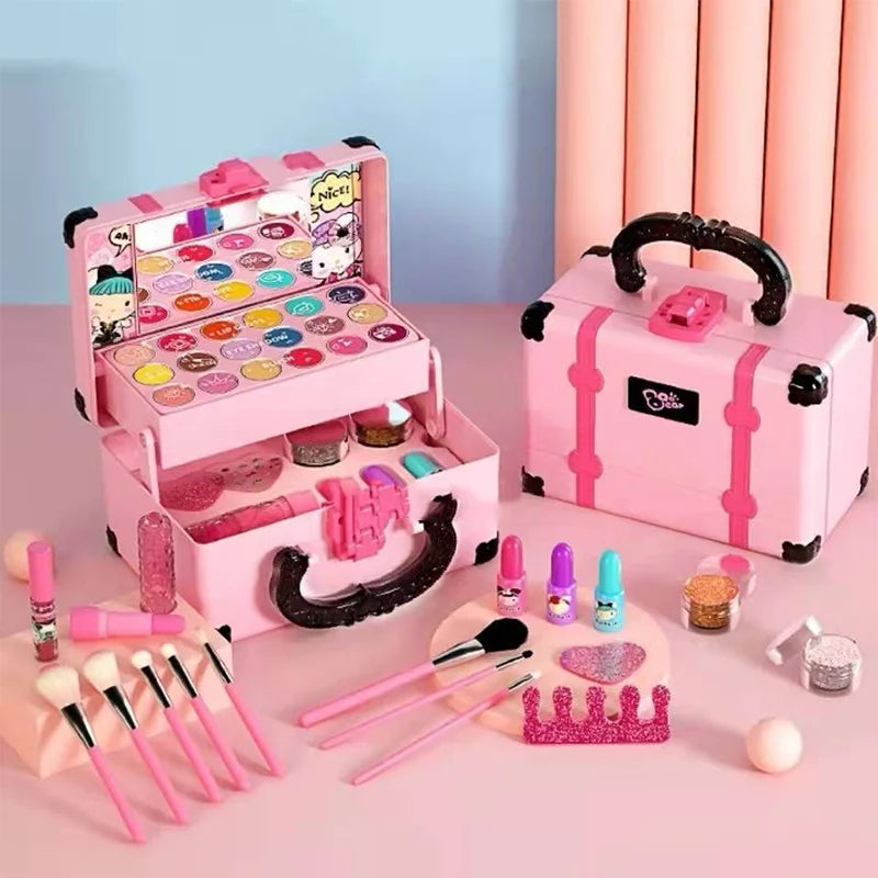 Pink Princess Makeup Suitcase