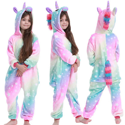 Rainbow Unicorn Kigurumi Pajamas