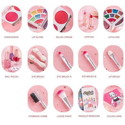 Princess Carriage Makeup Playset – Magical Vanity for Little Artists