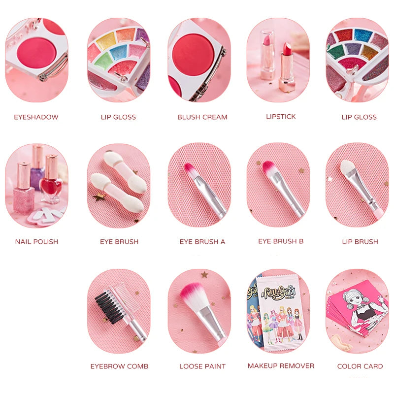 Princess Carriage Makeup Playset – Magical Vanity for Little Artists