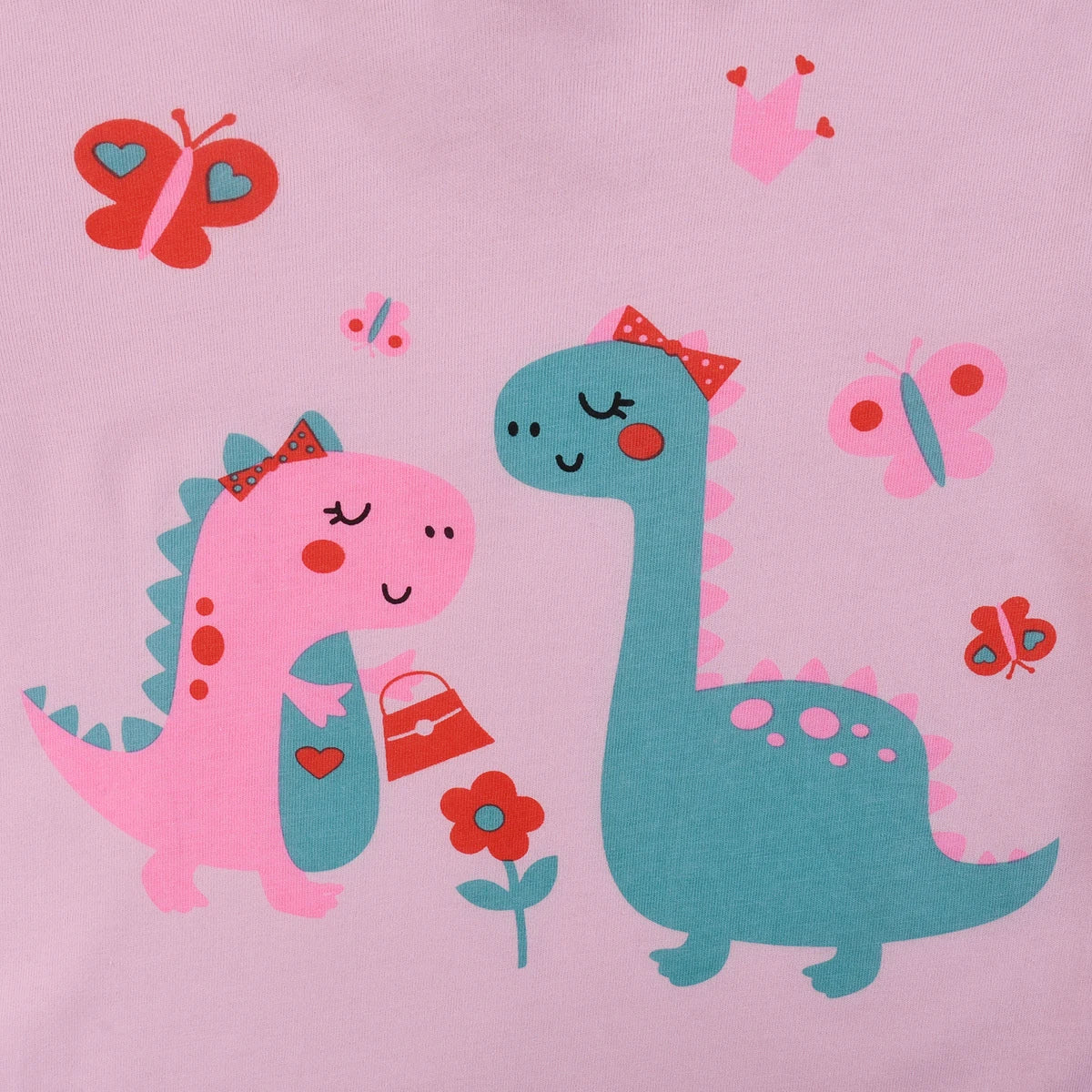 Sweet Dino Dreams Pajama Set for Girls