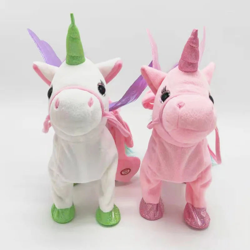 Magical Walking Singing Unicorn Plush