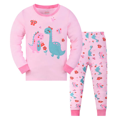 Sweet Dino Dreams Pajama Set for Girls