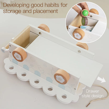 Wooden Ice Cream Cart Toy
