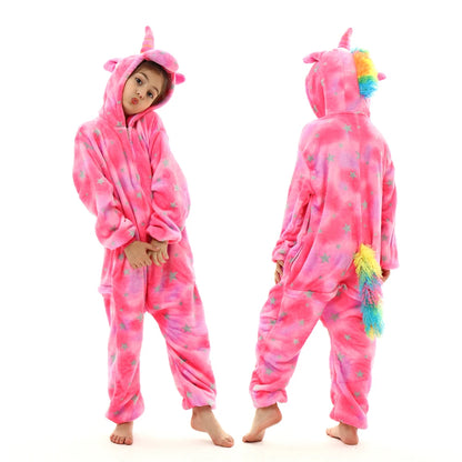 Pink Star Unicorn Kigurumi Pajamas