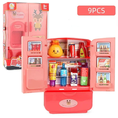 Mini Deer Refrigerator Toy with Accessories
