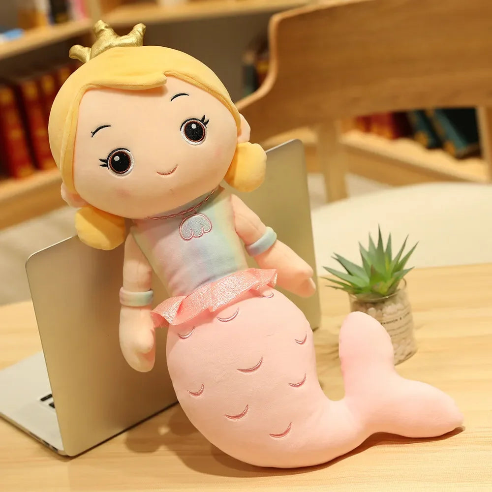 Crowned Mermaid Princess Plush