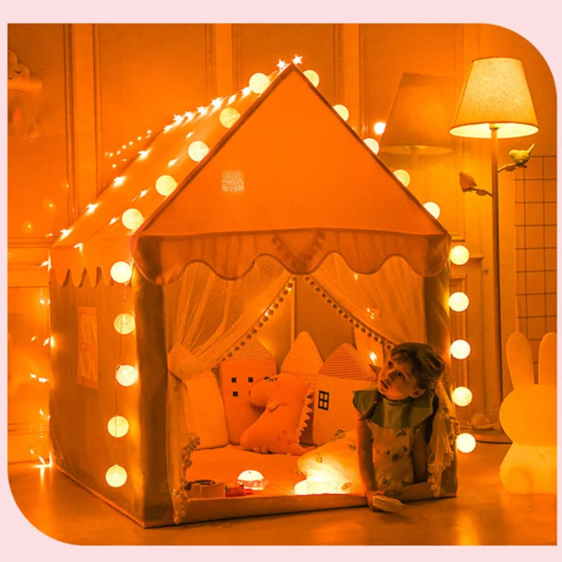 Fairy Princess Playhouse Tent for Kids – Portable