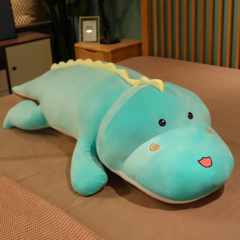 Giant Crocodile Plush Pillow – 80cm Hug Buddy