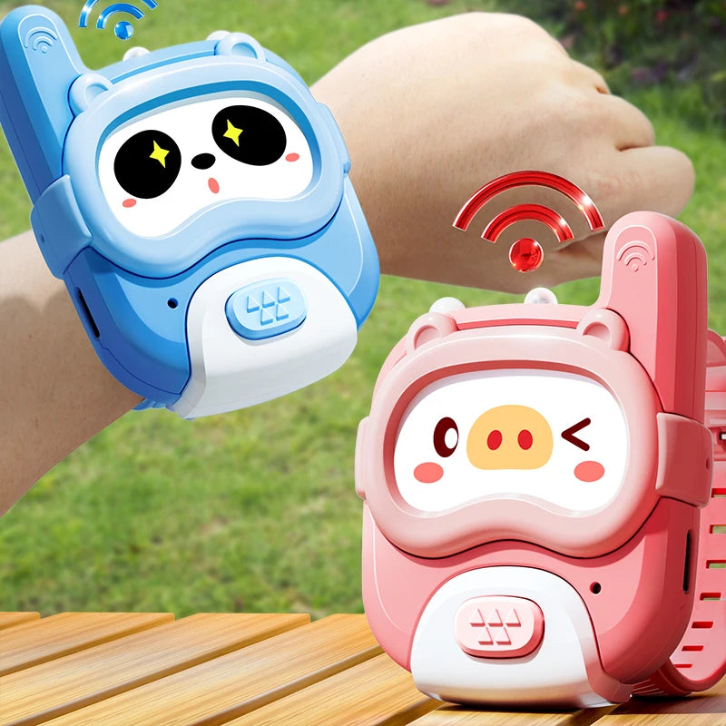 Cute Cartoon Walkie Talkie Watch 2 pieces