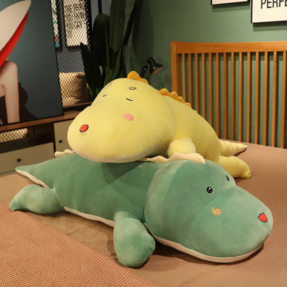 Giant Crocodile Plush Pillow – 80cm Hug Buddy