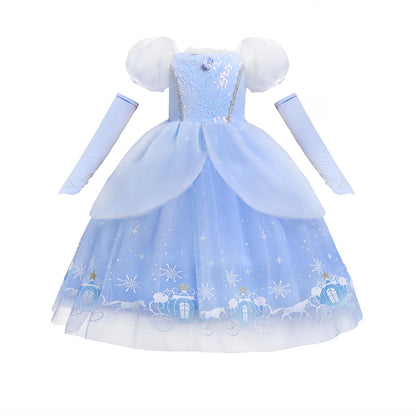 Twilight Spark Princess Dress – Blue Edition