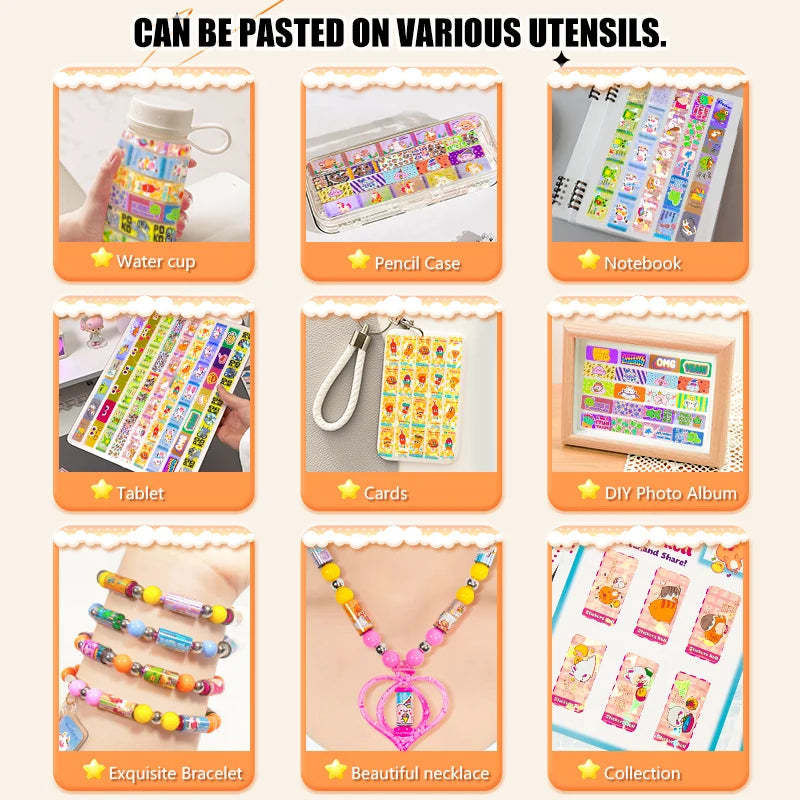 DIY Sticker Bracelet Jewelry Set – 320 Stickers