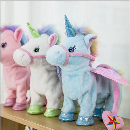 Magical Walking Singing Unicorn Plush