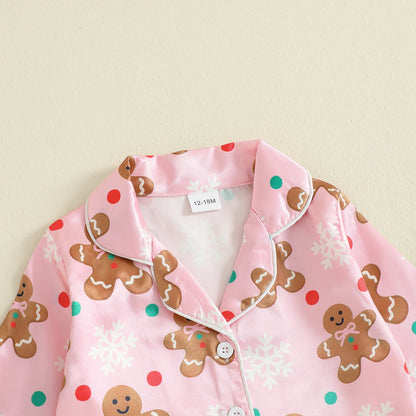 Sweet Gingerbread Christmas Pajamas