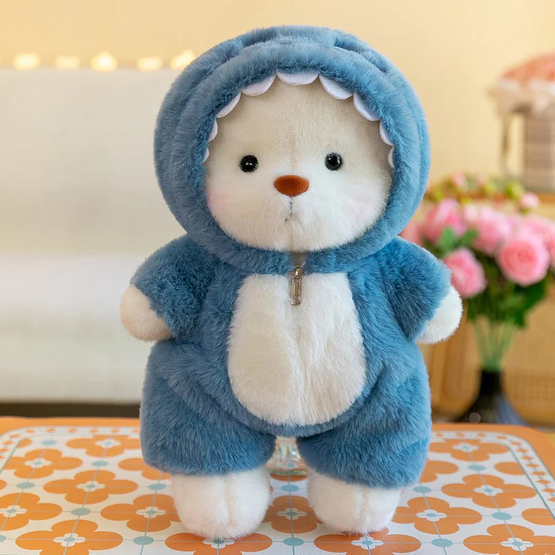 Bear Plush Toy with Removable Costume – Monster, Dragon & Dino