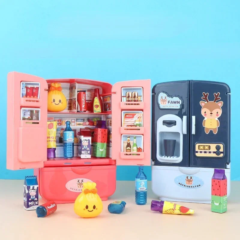 Mini Deer Refrigerator Toy with Accessories