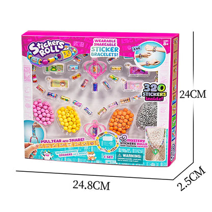 DIY Sticker Bracelet Jewelry Set – 320 Stickers