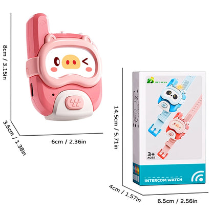 Cute Cartoon Walkie Talkie Watch 2 pieces