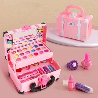 Pink Princess Makeup Suitcase