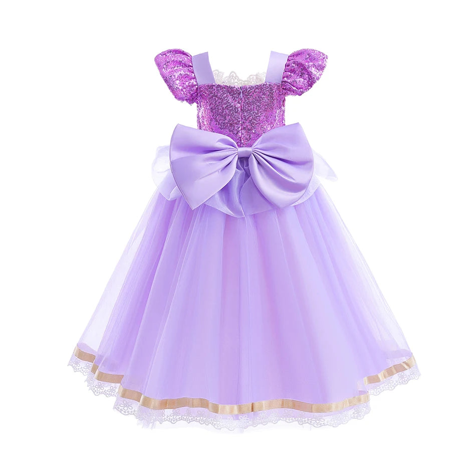 Golden Dawn Princess Dress – Lilac Fairytale Edition
