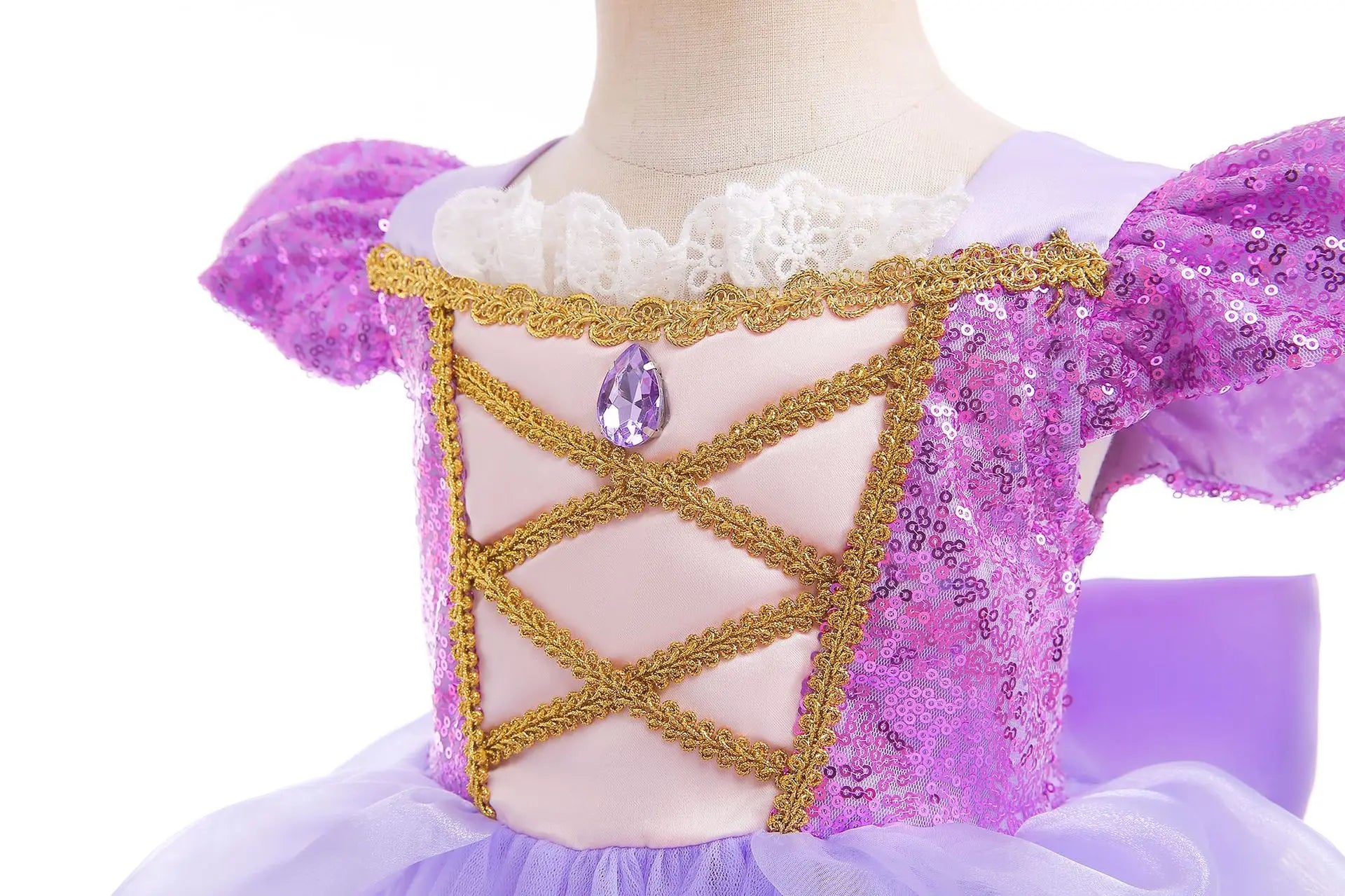 Golden Dawn Princess Dress – Lilac Fairytale Edition