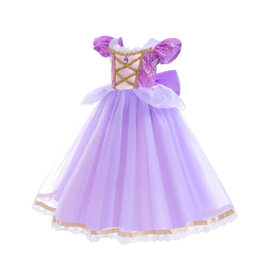 Golden Dawn Princess Dress – Lilac Fairytale Edition