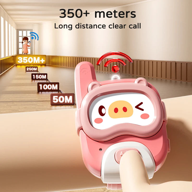 Cute Cartoon Walkie Talkie Watch 2 pieces