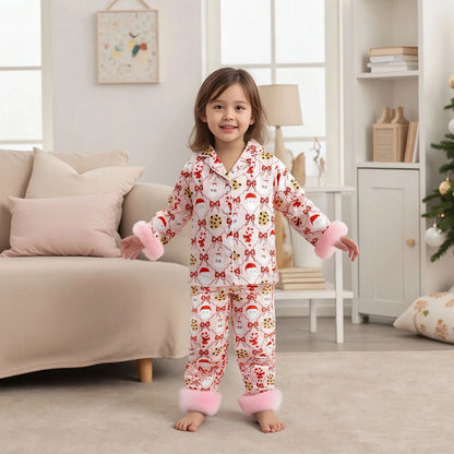 Santa’s Milk & Cookies Christmas Pajamas