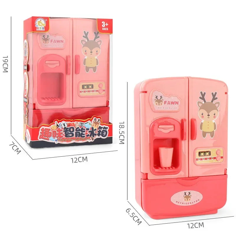 Mini Deer Refrigerator Toy with Accessories