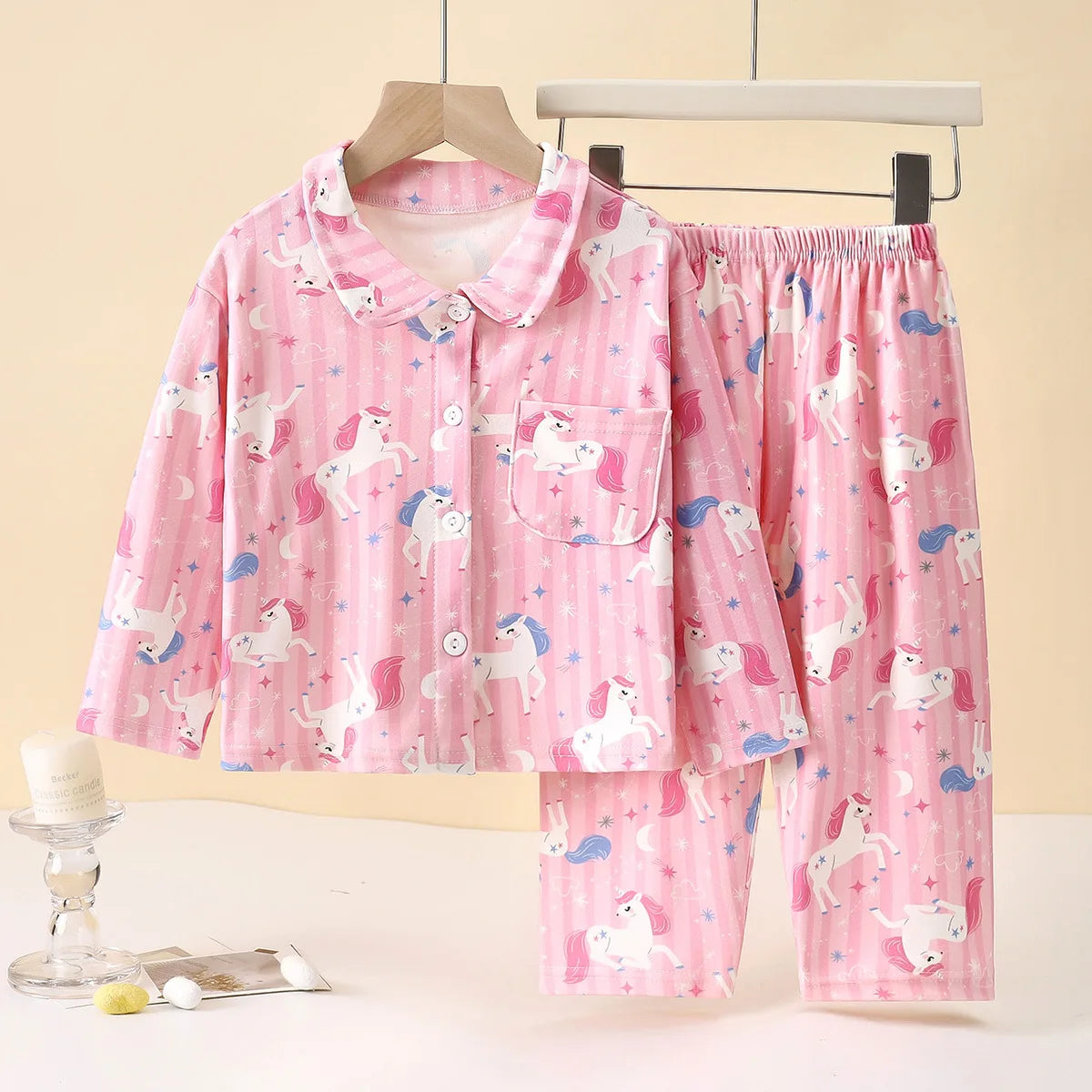 Magical Unicorn Pajama Set for Girls