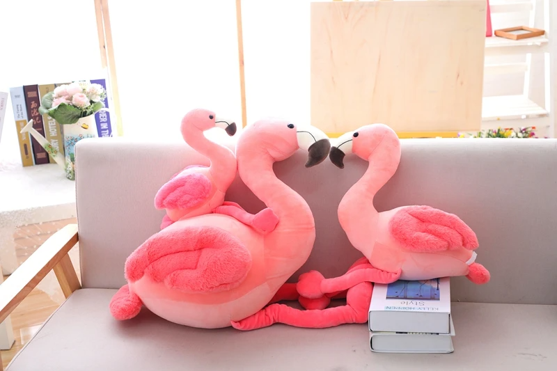 Fluffy Flamingo Plush Toy