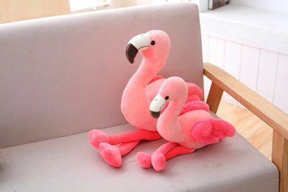 Fluffy Flamingo Plush Toy