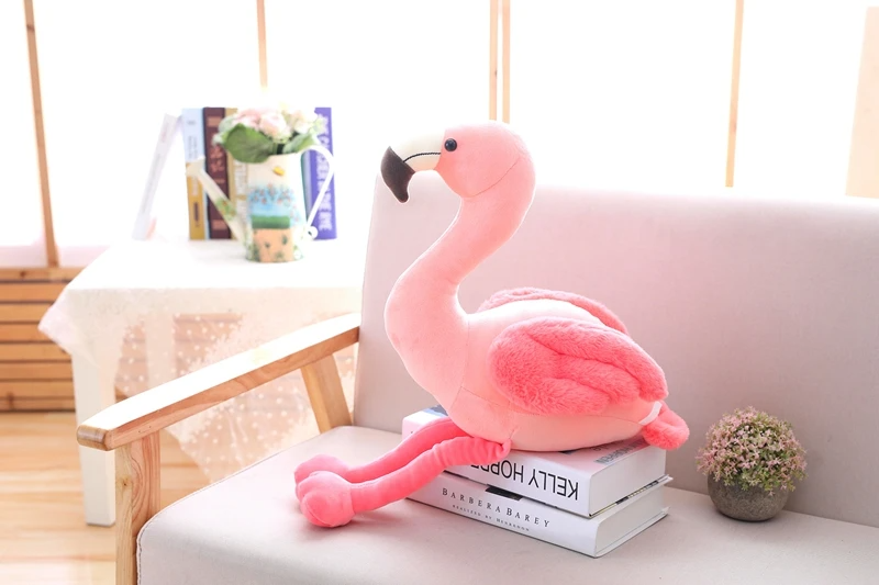 Fluffy Flamingo Plush Toy