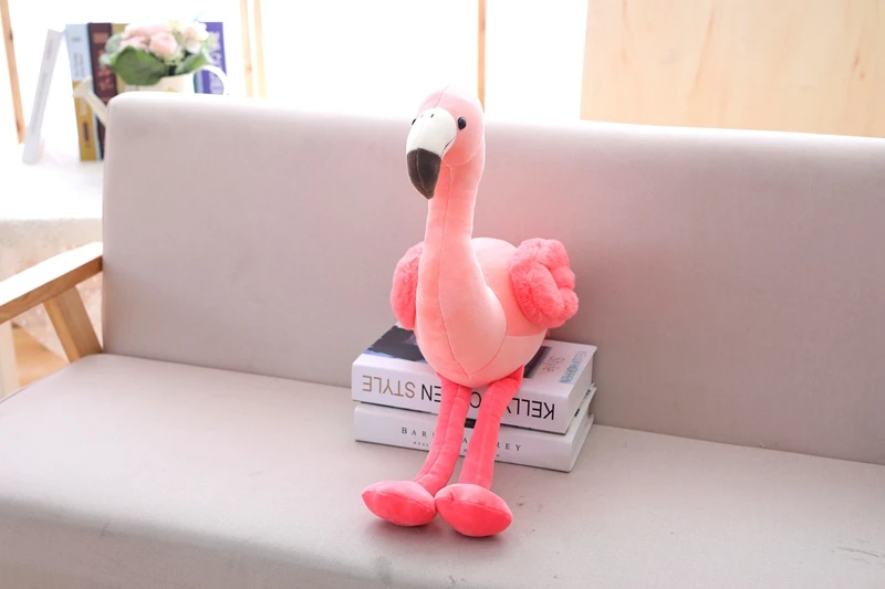 Fluffy Flamingo Plush Toy