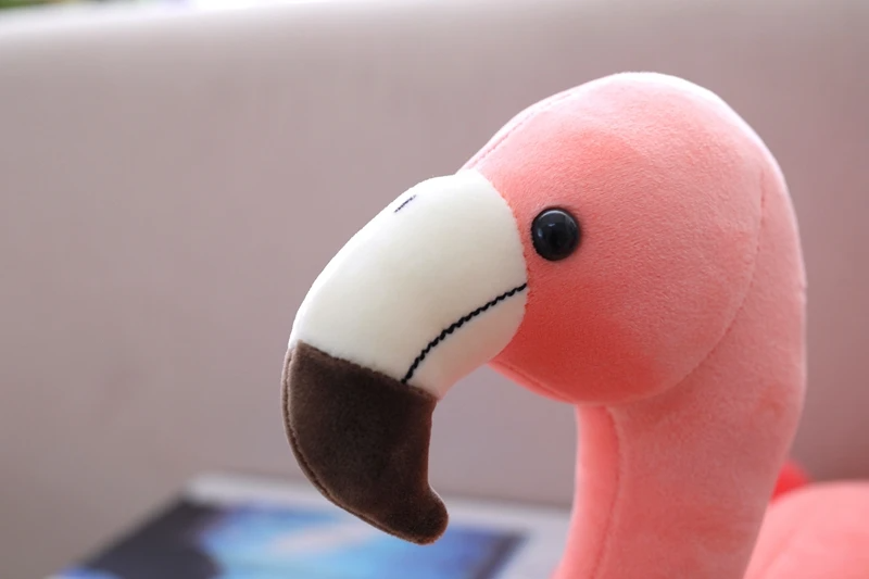 Fluffy Flamingo Plush Toy