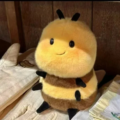 Fluffy Bee Plush – Sweet Hug Buddy