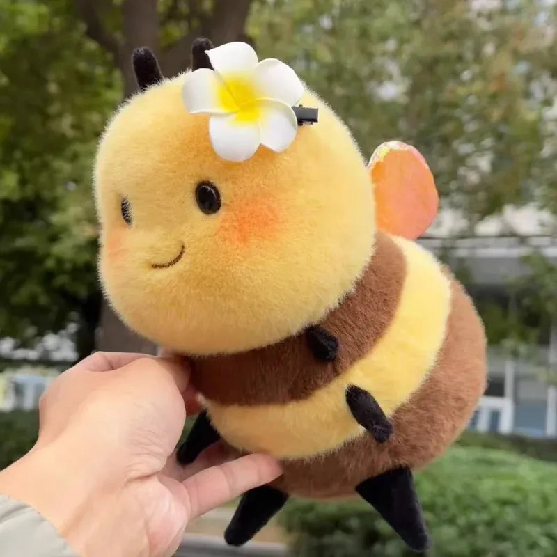 Fluffy Bee Plush – Sweet Hug Buddy