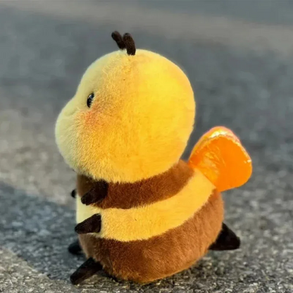 Fluffy Bee Plush – Sweet Hug Buddy